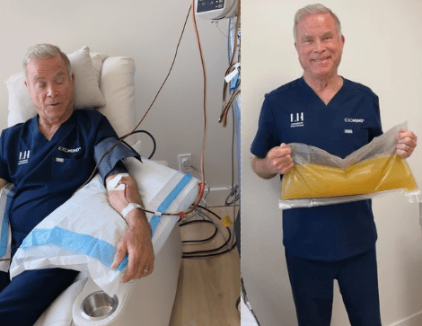 Dr. Muran supervising a Therapeutic Plasma Exchange session